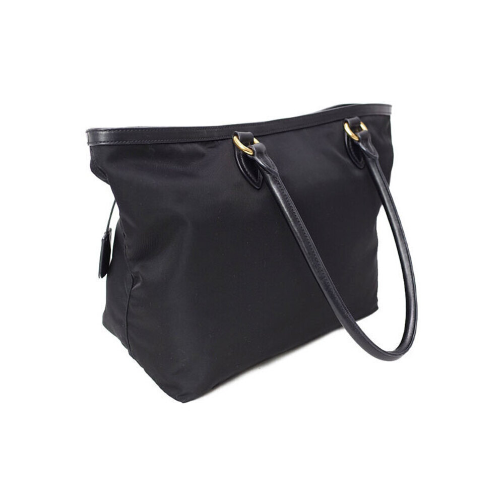 Prada Tessuto Shoulder Tote Black Vela Bag